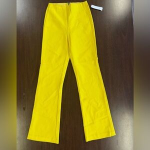 Alice + Olivia Sunny Yellow Pants